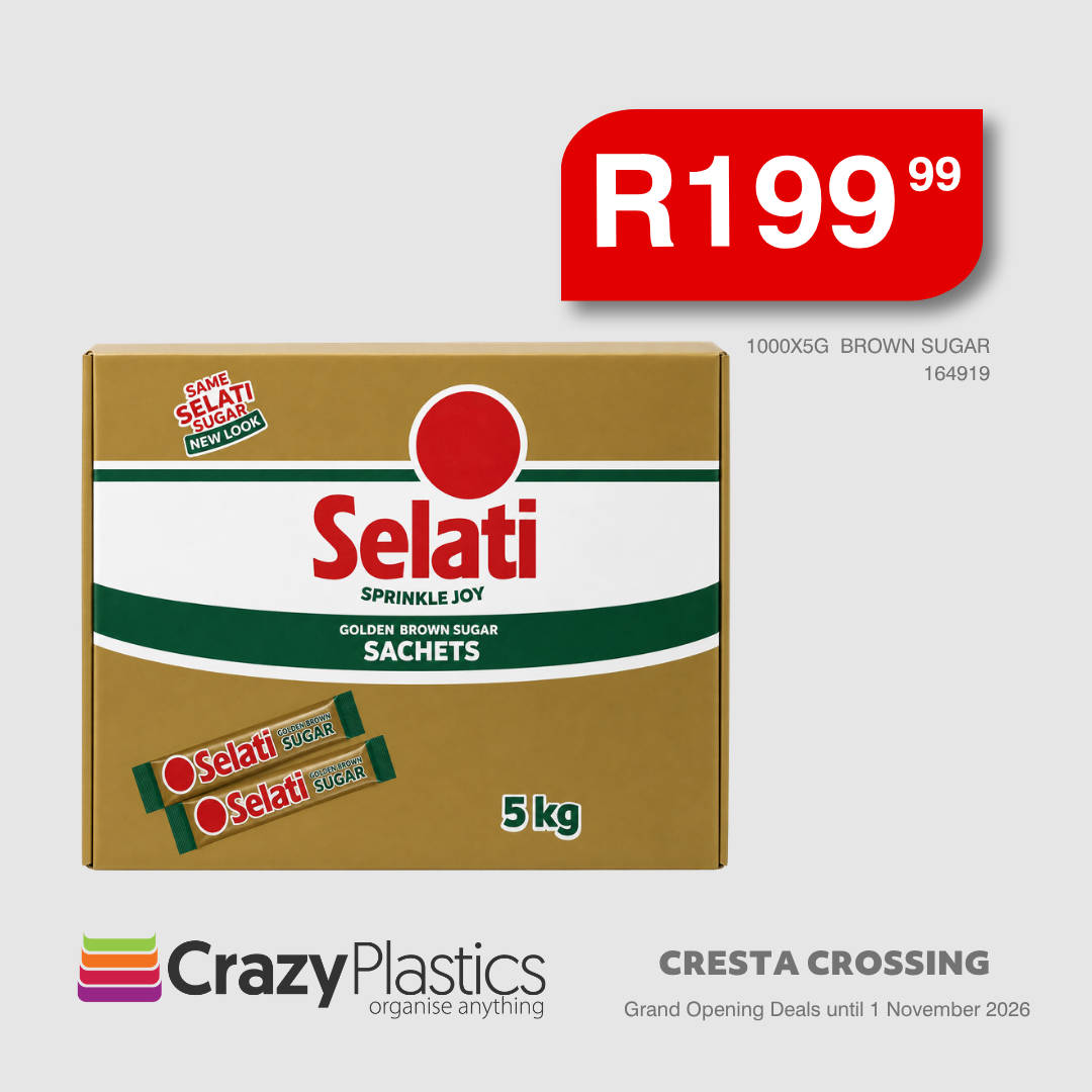Brown Sugar Sachets 1000 x 5g