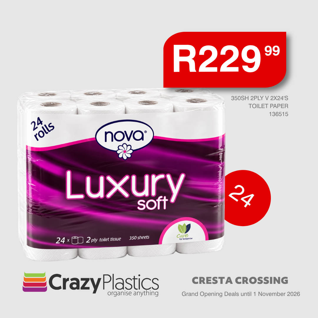 Toilet Paper 350 Sheet 2-Ply Virgin 2x24 Pack