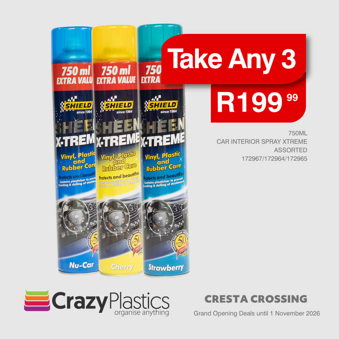 Car Interior Spray Xtreme Nu-Car 750ml