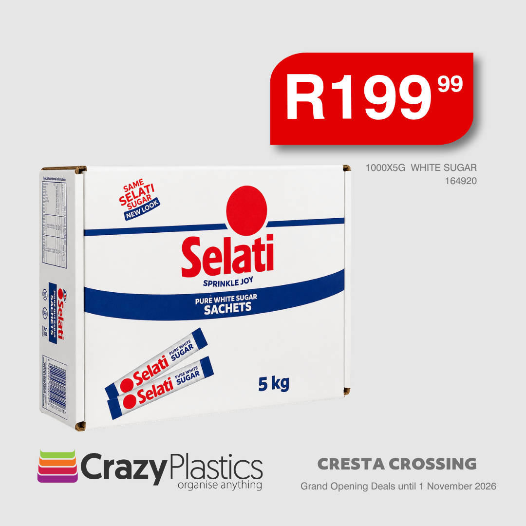 White Sugar Sachets 1000 x 5g