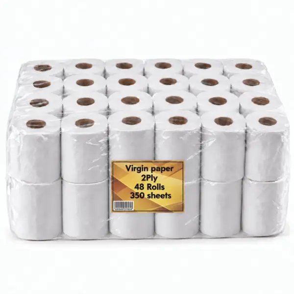 2-Ply Virgin Toilet Paper 48 Pack