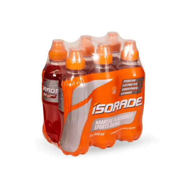 Isorade Naartjie Flavoured Sports Drink 600ml 6 Pack