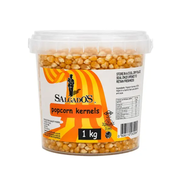 Salgados Big Nuts Popcorn Seeds - 1kg Kernels for Home Cinema