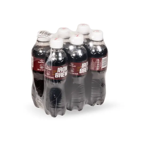 Kingsley Iron Brew Soft Drink 330ml 6 Pack