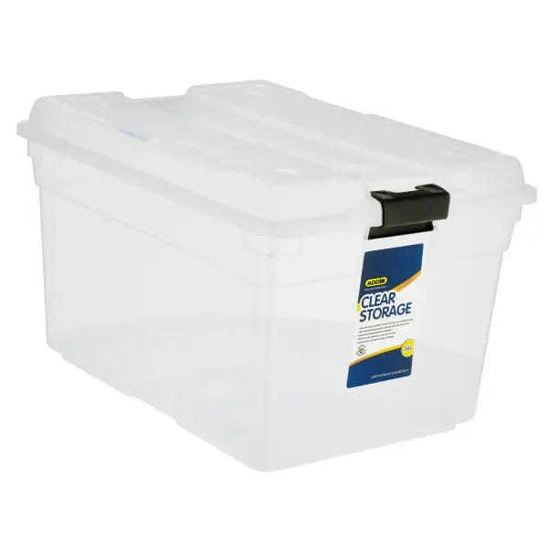 Addis Clear Storage Box 56L