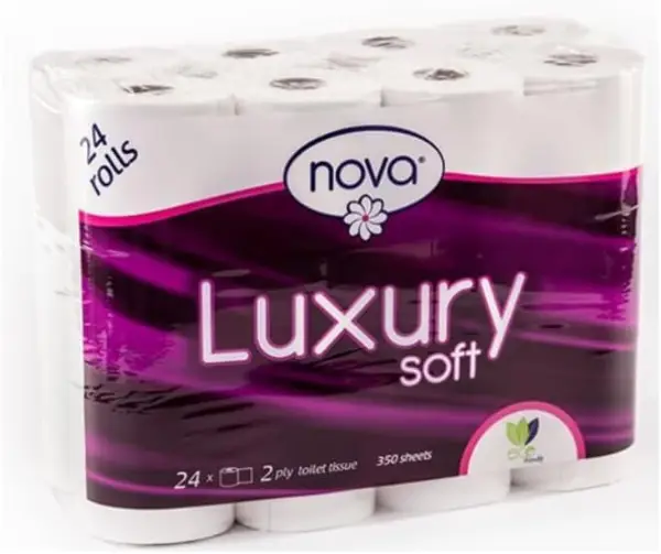 Toilet Paper 350 Sheet 2-Ply Virgin (2x24Pk)