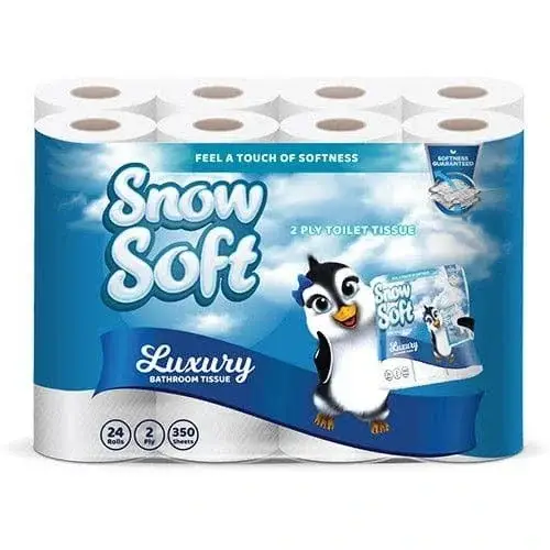 Toilet Paper 350 Sheet 2-Ply Virgin (24Pk)