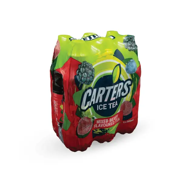 Carters Mixed Berry Flavoured Ice Tea 500ml 6 Pack