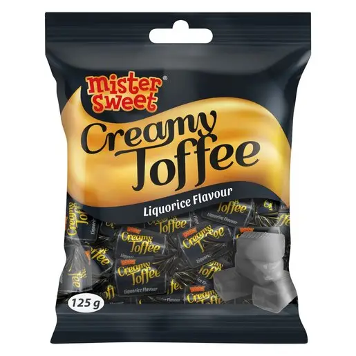 Creamy Toffee Liquorice 125g