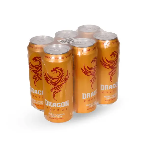 Dragon Energy Drink Orange 500ml 6 Pack