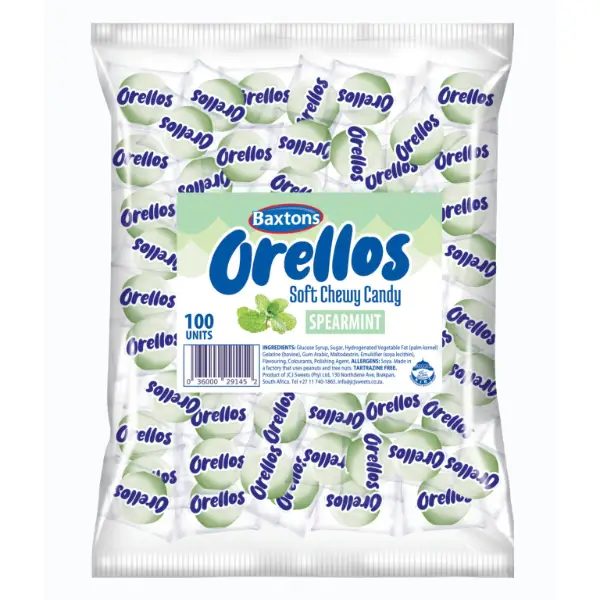Baxtons Orellos Spearmint 100'S
