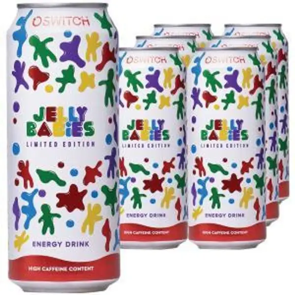 Switch Energy Drink Jelly Babies 500ml 6 Pack