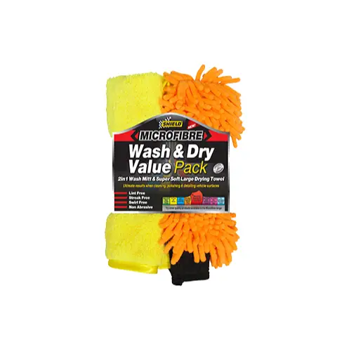 Car Microfibre Wash & Dry Value Pack