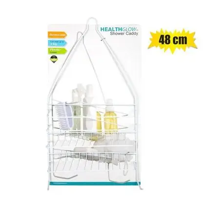 Shower Caddy Mtl Pl-Coated 48cm