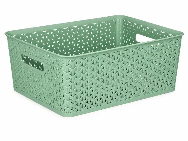 Storage Basket Woven 15L Olive
