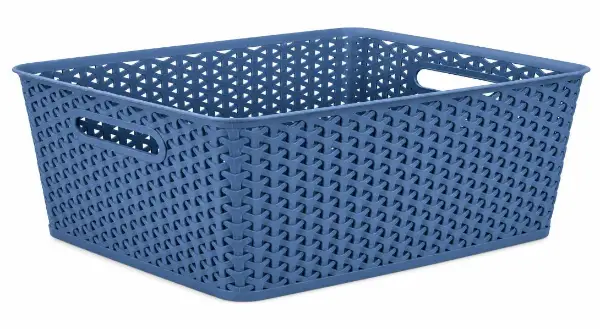 Storage Basket Woven 15L Denim