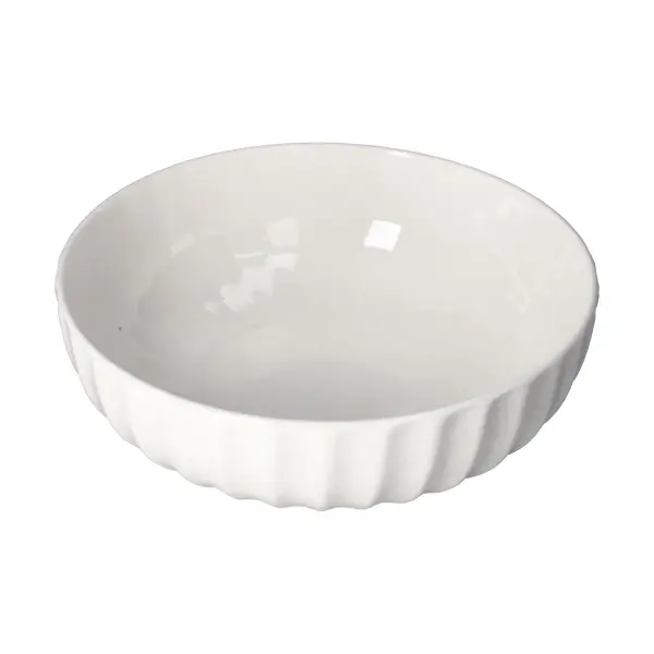 Ceramic Salad Bowl Wh 30cm