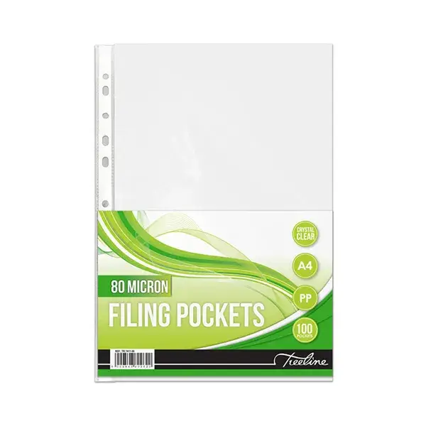 Punched Pockets A4 100'S
