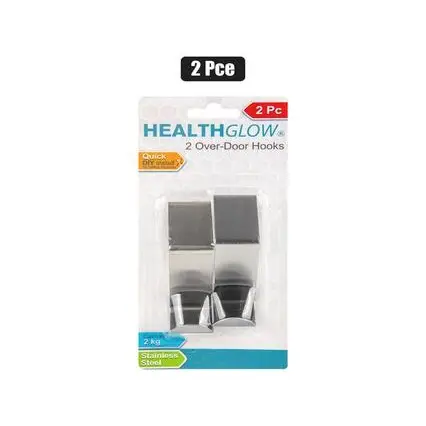 Hook Hanger S/S Over-Door 2pc