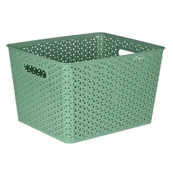 Storage Basket Woven 25L Olive